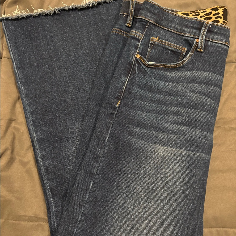 Dark Indigo Flare Jeans
